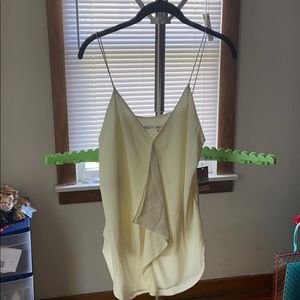 Rachel rachel Roy drape front tank sz L NWT